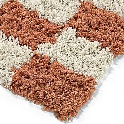 Hochflorteppiche - Atrani Natural Cotton Shaggy (orange)