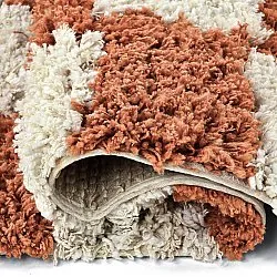 Hochflorteppiche - Atrani Natural Cotton Shaggy (orange)