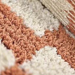 Hochflorteppiche - Atrani Natural Cotton Shaggy (orange)