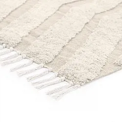 Hochflorteppiche - Callista Natural Cotton Shaggy (beige)