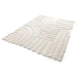 Hochflorteppiche - Cazorla Natural Cotton Shaggy (cremefarben)