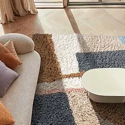 Hochflorteppiche - Cefalu Natural Cotton Shaggy (mehrfarbig)