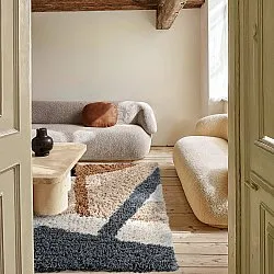 Hochflorteppiche - Cefalu Natural Cotton Shaggy (mehrfarbig)