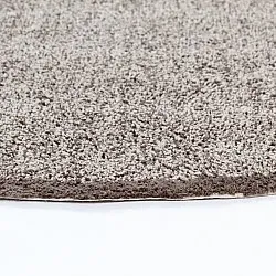 Rund Teppich - Celina Natural Cotton Shaggy (beige/braun)