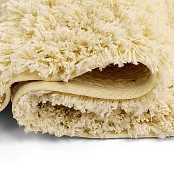 Hochflorteppiche - Combarro Solid Cotton Shaggy (hellgelb)