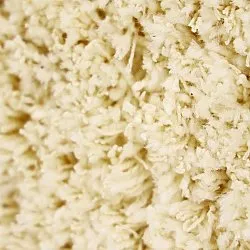 Hochflorteppiche - Combarro Solid Cotton Shaggy (hellgelb)