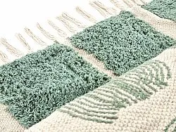 Hochflorteppiche - Cyrus Natural Cotton Shaggy (grün)