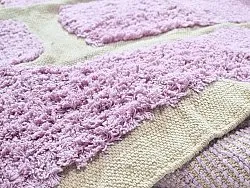 Hochflorteppiche - Cyrus Natural Cotton Shaggy (lila)