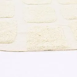 Rund Teppich - Cyrus Natural Cotton Shaggy (cremefarben)