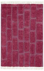 Hochflorteppiche - Cyrus Natural Cotton Shaggy (rot)