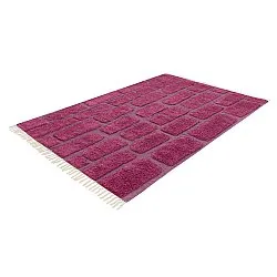 Hochflorteppiche - Cyrus Natural Cotton Shaggy (rot)