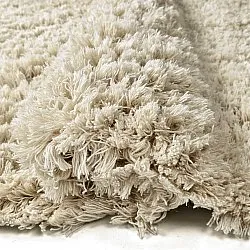 Hochflorteppiche - Fassale Hand Woven Wool Shaggy (creme)