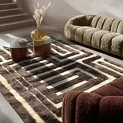 Hochflorteppiche - Karbala (beige/braun)