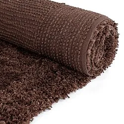 Hochflorteppiche - Molyvos Natural Cotton Shaggy (braun)
