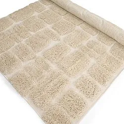 Hochflorteppiche - Otranto Natural Cotton Shaggy (cremefarben)