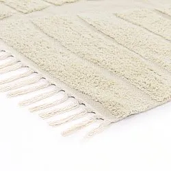 Hochflorteppiche - Rani Natural Cotton Shaggy (beige)