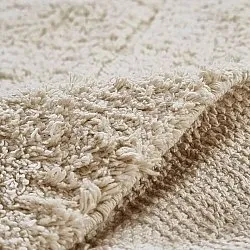 Hochflorteppiche - Sivia Natural Cotton Shaggy (beige)