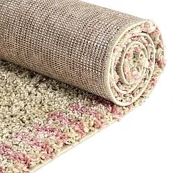 Hochflorteppiche - Tiznit (beige/rosa)