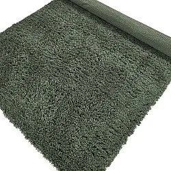 Hochflorteppiche - Combarro Solid Cotton Shaggy (grün)
