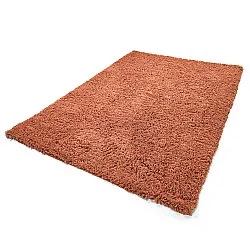 Hochflorteppiche - Combarro Solid Cotton Shaggy (hellorange)