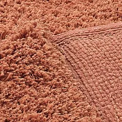 Hochflorteppiche - Combarro Solid Cotton Shaggy (hellorange)