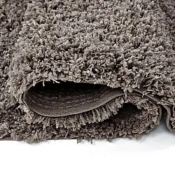 Hochflorteppiche - Combarro Solid Cotton Shaggy (taupe)