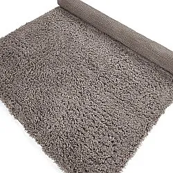 Hochflorteppiche - Combarro Solid Cotton Shaggy (taupe)