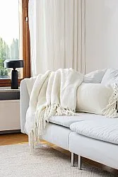 Decken - Überwurf aus Wollmischung - Samantha (offwhite)