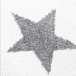 Kinderteppich - Bueno Stars (weiß)