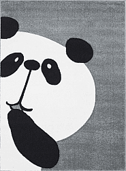 Kinderteppich - Bueno Panda (grau)