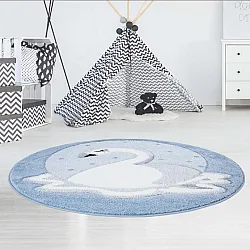 Kinderteppich - Bueno Swan (blau)