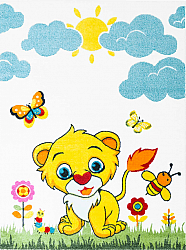 Kinderteppich - Moda Lion (weiß)