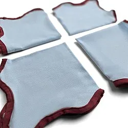 Servietten - 4er-Pack Stoffservietten Yrsa (blau)