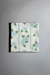 Serviette im 4er-Pack - Anna-Lisa (blau)