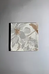 Serviette im 4er-Pack - Serena (grau/beige)