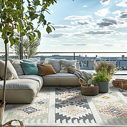 Teppich für innen und außen - Sahara (grün/multi)