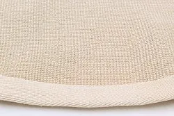 Rund Teppich (sisal) - Agave (elfenbein)