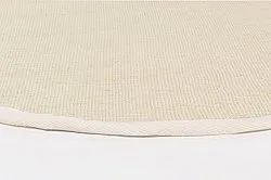 Rund Teppich (sisal) - Agave (naturweiß)