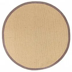 Rund Teppich (sisal) - Agave (natur/brown)