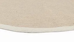 Rund Teppich (sisal) - Agave (beige/grau)
