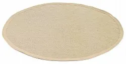 Rund Teppich (sisal) - Agave (taupe)