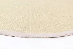Rund Teppich (sisal) - Agave (silber/grau)