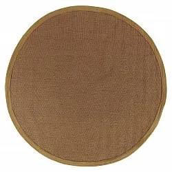 Rund Teppich (sisal) - Agave (braun)