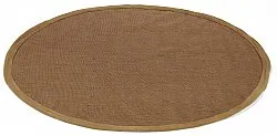 Rund Teppich (sisal) - Agave (braun)