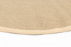 Rund Teppich (sisal) - Agave (beige/beige)