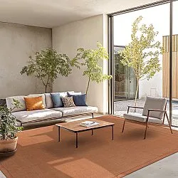 Sisal-Teppich - Agave (braun-orange)