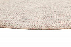 Runde Teppiche - Snowshill (rosa/weiß)