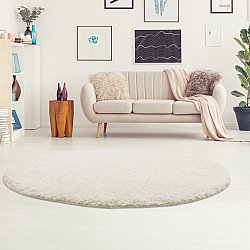 Runde Teppiche - Soft Shine (weiß)