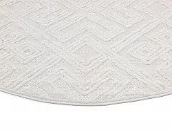 Runde Teppiche - Indoor/Outdoor Shirley (cream)