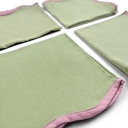 Servietten - 4er-Pack Stoffservietten Yrsa (grün)